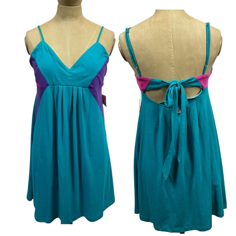 OP Teal and Purple Mini Dress